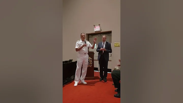 RADM Jack Buono at USMMA, Martin Smick Painting Un...