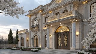 Luxury Classical Mansion 🌲🪴| Elegant🏡 Royal Exterior 🌊🪴Design | Dream House Architecture 🌊🪴