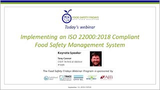 Implementing an ISO 22000:2018 Compliant Food Safety Management System