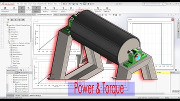 solidworks calculation power and torque # motion study