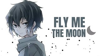 Nightcore - Fly Me To The Moon ( Lyrics ) Acoustic Cover