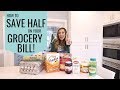 Tips for saving HALF on your food bill! (WITHOUT coupons!)