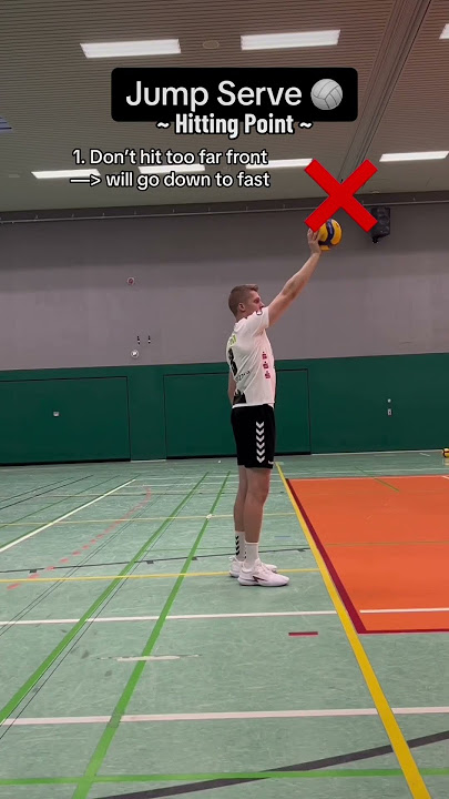 How to jump serve - hitting point 🏐 #volleyball