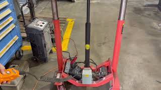 PREOWNED PRESTO LIFT TABLE CART, MODEL #: BP18-10, S/N: V72345/1441724 PREOWNED PRESTO LIFT TABLE CART, MODEL #: BP18-10, S/N: V72345/1441724