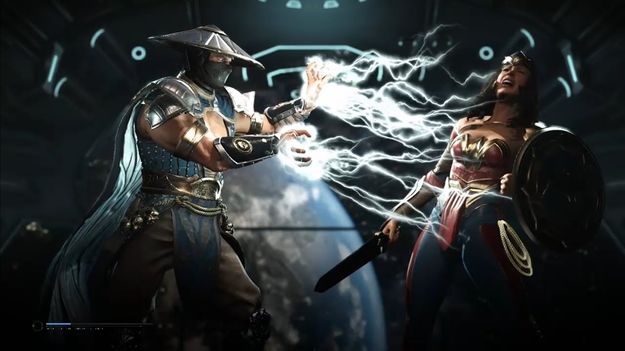 Raiden Vs Wonder Woman INJUSTICE 2 #videojuegos #gameplays - YouTube