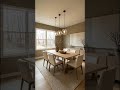 Scandinavian Dining Room Transformation ✨ Minimal Nordic Style #shorts #homedecor