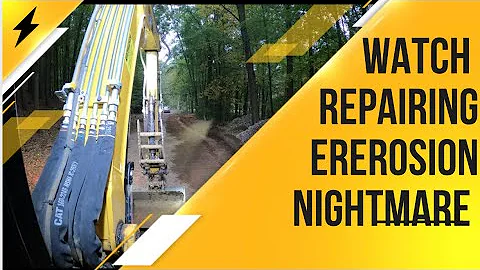 Fixing Washed Out Driveway | Installing New Drainage Culvert