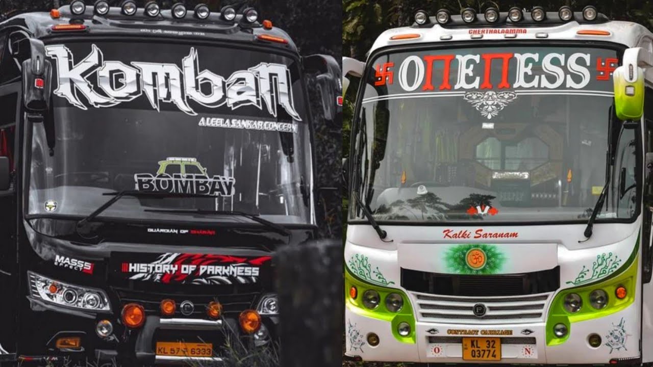 രാജാകന്മാർ 🔥ONENESS & KOMBAN |  Video Collection | Bus Addicters |