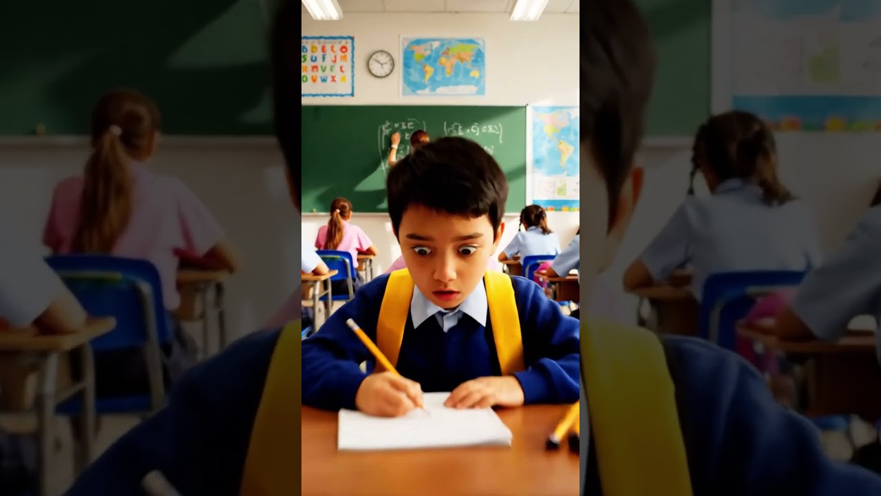 White Cat Saves Forgotten Lunchbox 🐱 Heartwarming School Story | Kind Cat Helps Boy