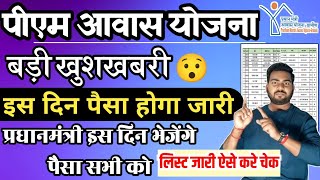 Pm Awas yojana Payment Date | Pm awas Yojana बड़ी खुशख़बरी इस दिन होगा सभी का पैसा जारी जल्दी देखे