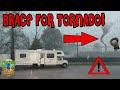 Living In An RV With Tornado Down In Illinois. No Warning Panic!