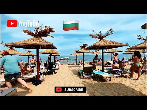 🇧🇬BULGARIAN GOLDEN SANDS BEACH | WALKING TOUR | JUNE 2023☀️🔥🔝