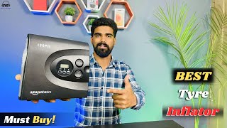 Best Tyre Inflator for Car and Bike in India 🔥| Amazon Basics Tyre Inflator - Compact and Portable 👍