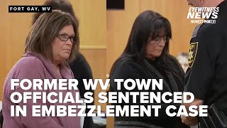 Former town leaders sentenced in embezzlement case