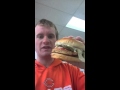 James tries burger king chicken burger