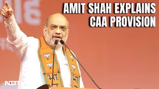 Amit Shah Explains, Why Parsis, Christians CAA Eligible But Not Muslims?