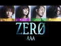 AAA - ZERØ | Color Coded lyrics (Kan/Rom/Eng)
