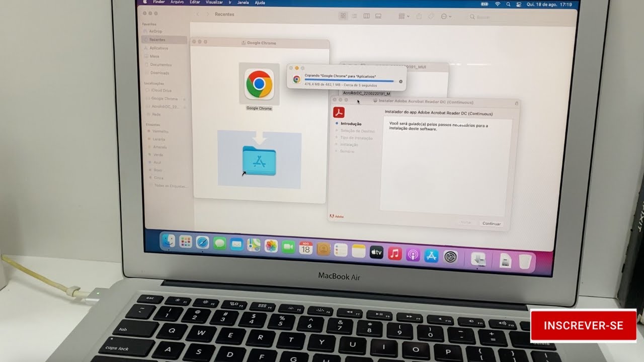 INSTALAÇÃO DE PROGRAMA OU APP NO MAC, MAC AIR OU IMAC - SE INSCREVA NO CANAL