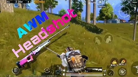 Running Awm Headshot in  pubg mobile