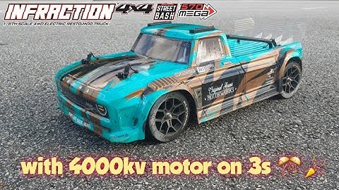 Arrma Infraction Mega 3s Run