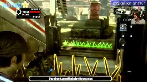 Gears of War 3 Horde Mode 2-Man First Attempt Skullknight101 Part 11629