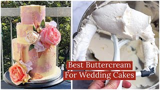 Stable Buttercream for Wedding Cakes