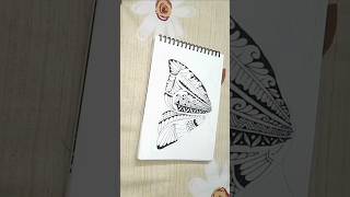 Butterfly Mandala Drawing #shorts #ytshorts #youtubeshorts #bidisha'sbaulbox #mandalaart #mandala