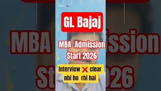 GL Bajaj MBA Admission  Start 2026 || #shorts #viral #mba #glbajaj #greaternoida #glbitm #admission