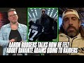 Aaron Rodgers Tells Pat McAfee How He Felt About Davante Adams Going To The Raiders