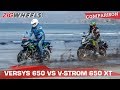 Suzuki V-Strom 650 XT vs Kawasaki Versys 650 | Best ADV Bike Under Rs 10 lakh? | ZigWheels.com