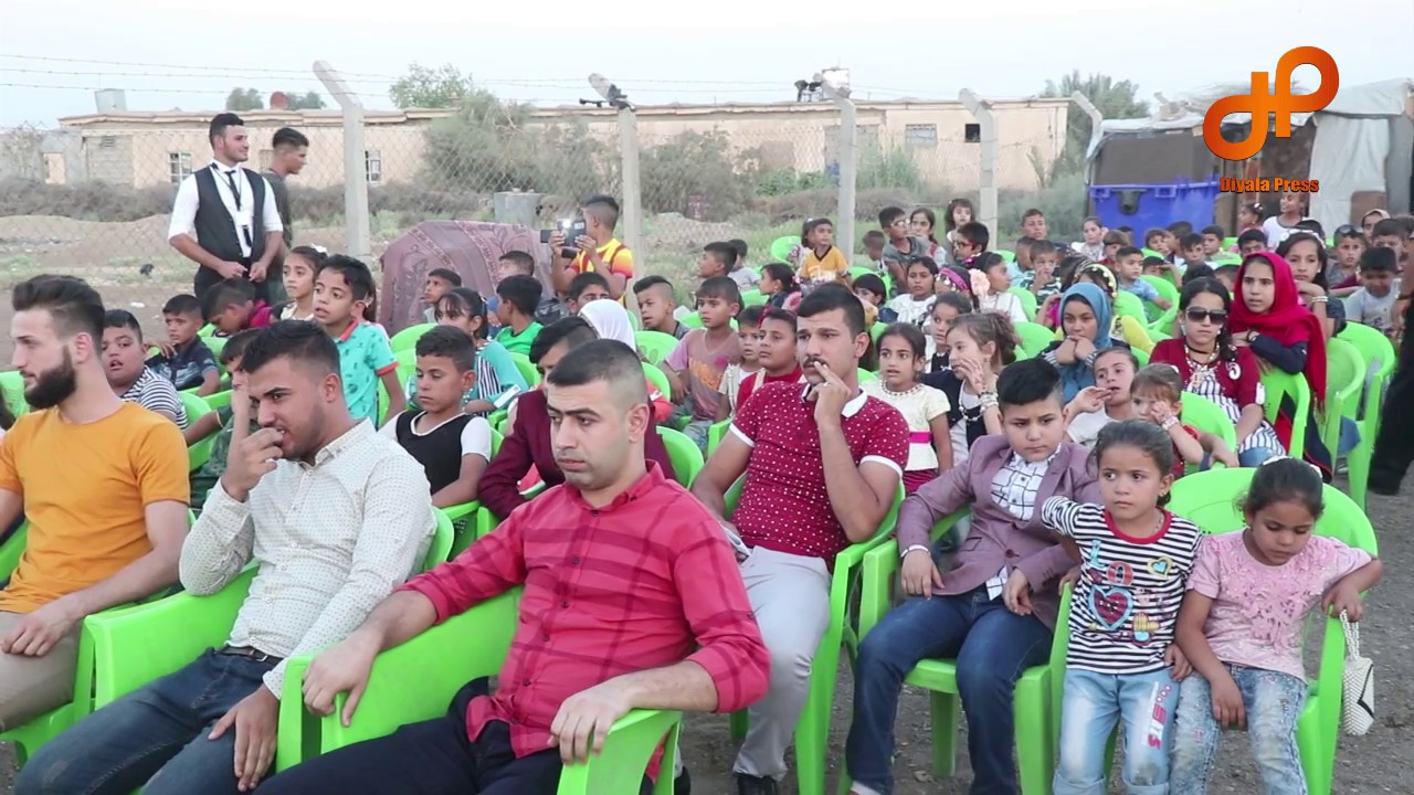 فريق ديالى التطوعي يقيم مهرجان للأطفال في مخيم معسكر سعد