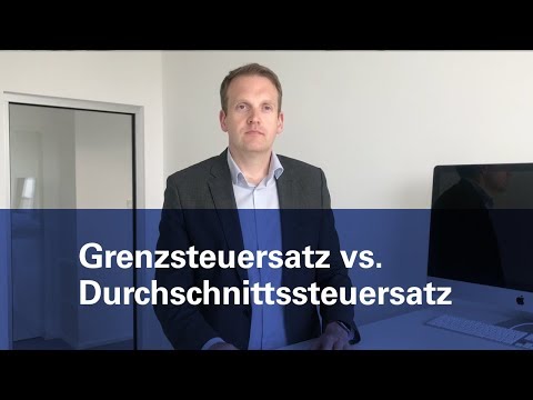 Video: Was ist der Grenzsteuersatz?