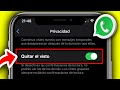 Cómo Desactivar Visto En WhatsApp (2026) | Actualizado