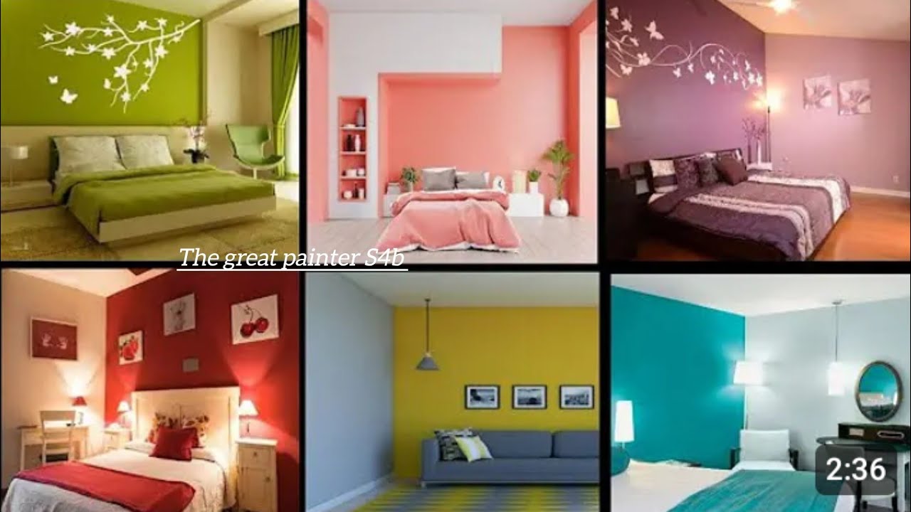 Latest 40 Bedroom Colour Combination ideas 2024/Bedroom Wall Paint