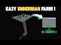 EASIEST ENDERMAN XP FARM TUTORIAL FOR MINECRAFT BEDROCK 1.21+ | FAST AND EASY