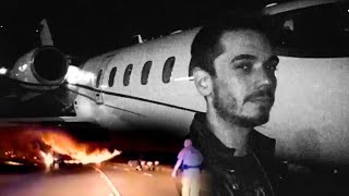 DJ AM, TRAVIS BARKER Plane Crash Footage: 09\/19\/2008 - Warning: Very Disturbing!