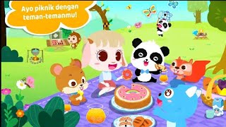 🐼 Perjalanan kamping panda kecil 🐼 | baby bus #game screenshot 2