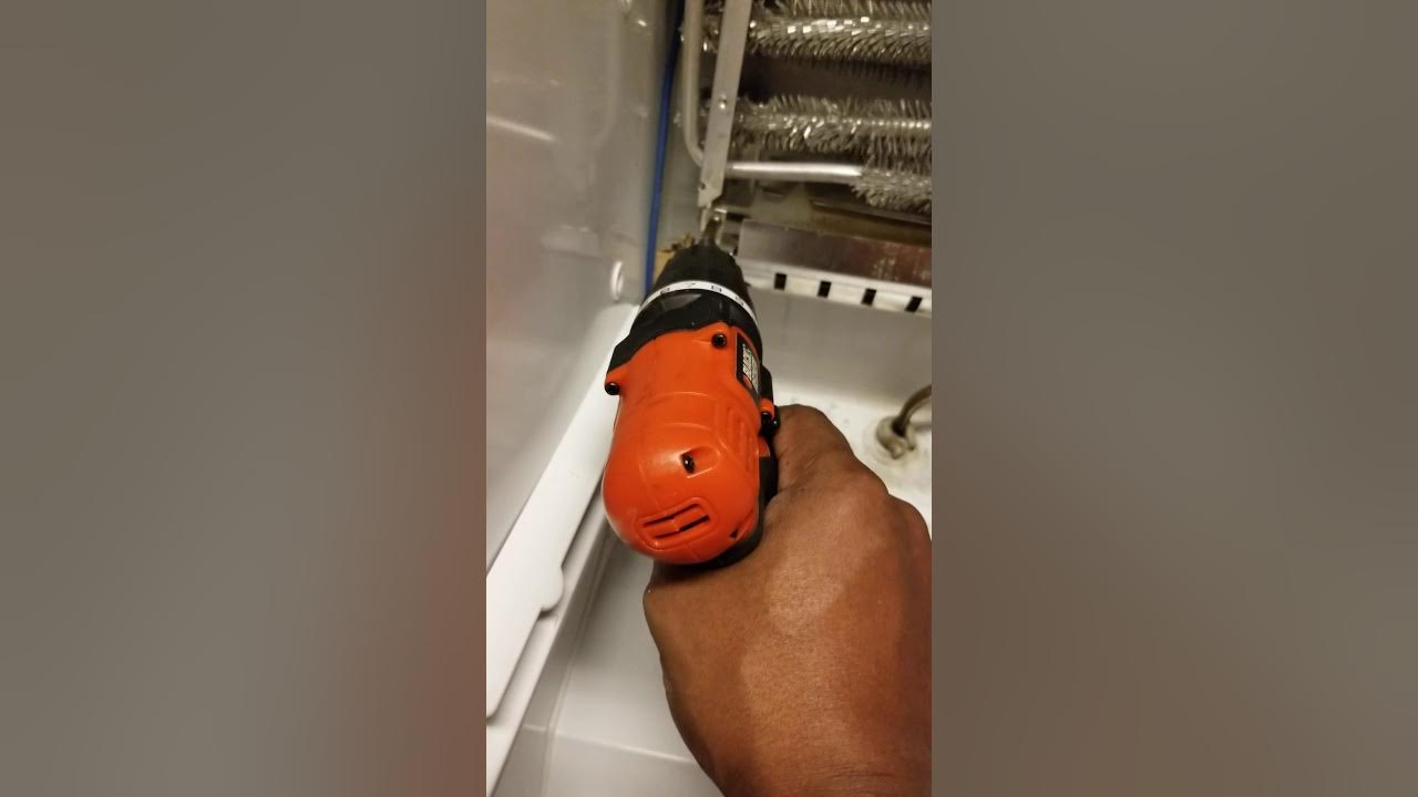 GE Hotpoint Freezer Defroster Replacement Model HSS25GFTA BB - YouTube