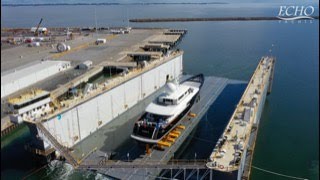 Echo Yachts M/Y Galileo G maintenance docking 2021