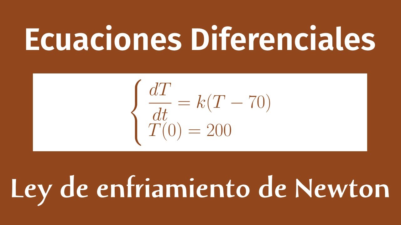Ley del enfriamiento de Newton-solución ejercicio #14 sec 2,5 Boyce