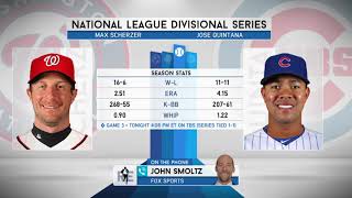 MLB Network's John Smoltz on Nationals Cubs Series  | The Rich Eisen Show | 10\/9\/17