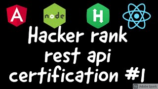 Hacker Rank REST API Certification #3