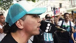 Fiesta argentina en una peatonal rusa con Pablo Lescano - Peligro Sin Codificar 2018