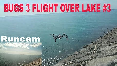 MJX BUGS 3 flight over lake  #3