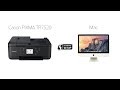 Setting up Your Wireless Canon PIXMA TR7520 - WiFi Protected Setup with a Mac