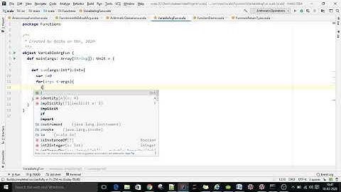 21  Variable Argument Functions in Scala