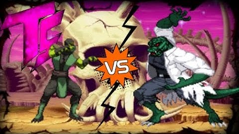 Reptile MK vs Lizard 🐊🐊🔥🔥 Epic MUGEN BATTLE