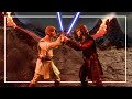 Anakin vs obiwan mustafar fight stop motion animation star wars  cinelpixel