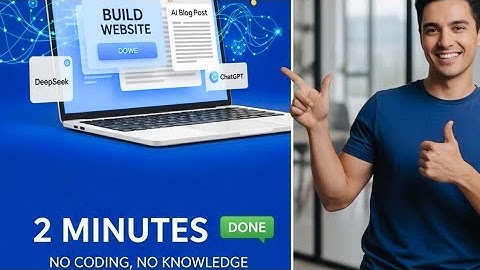 Build a FULL Website in 2 MINUTES with AI (No Coding!) | DeepSeek AI Tutorial