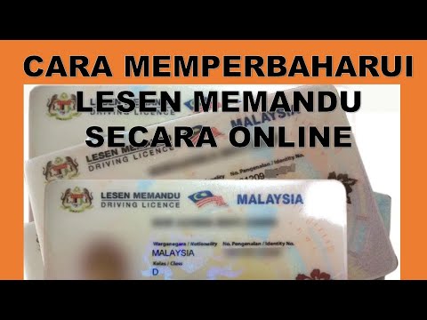 CARA MEMPERBAHARUI LESEN MEMANDU SECARA ONLINE